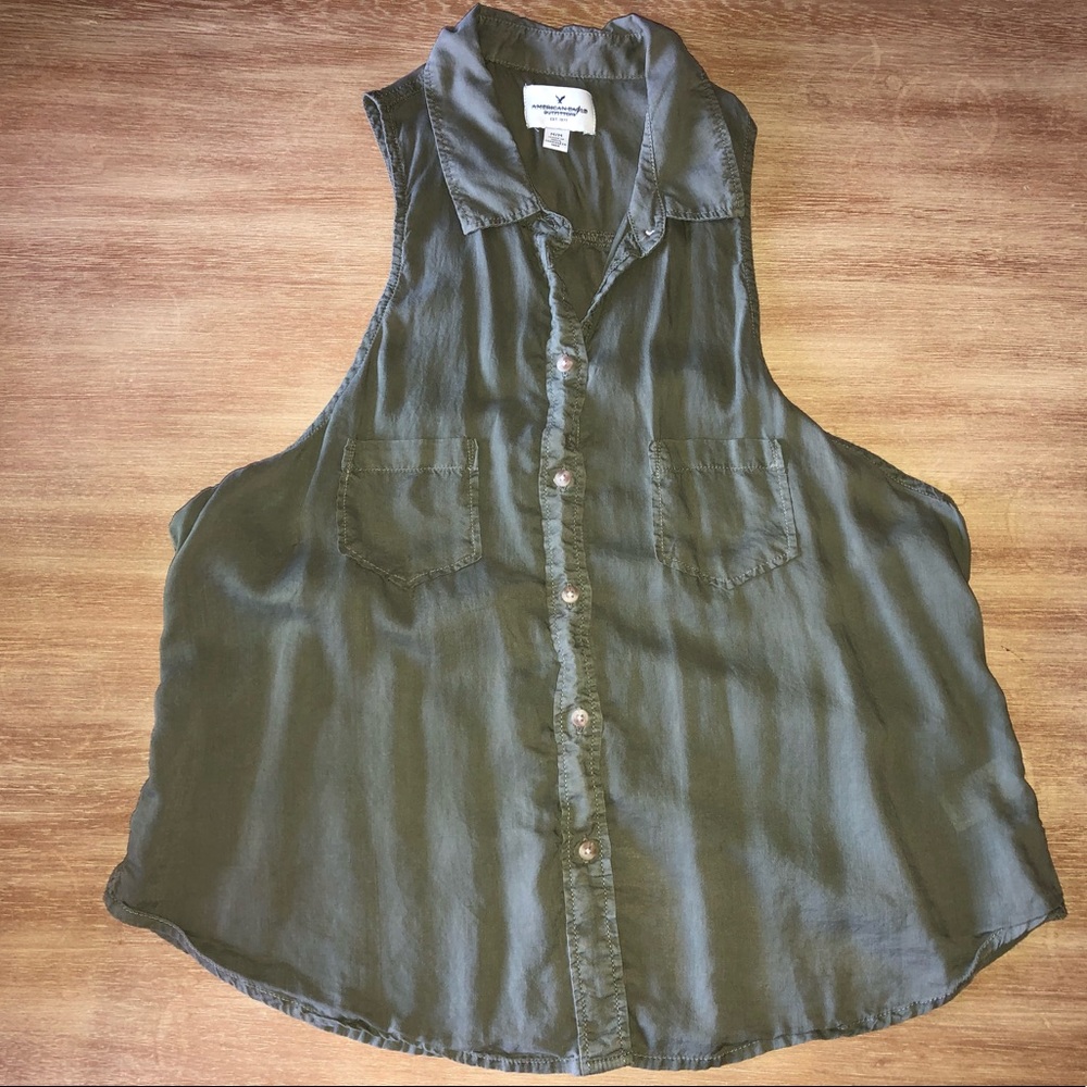 American Eagle Outfitters button down tank